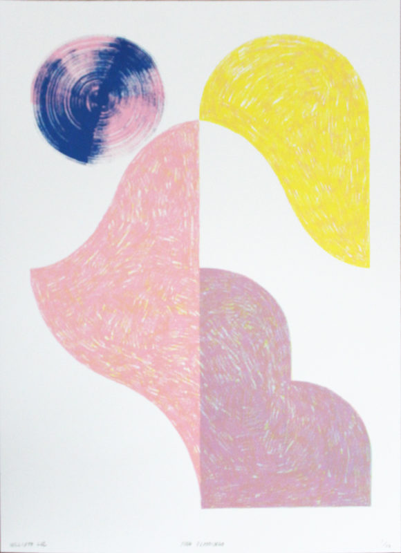 Pink Flamingo William Luz Print Club London Screen Print