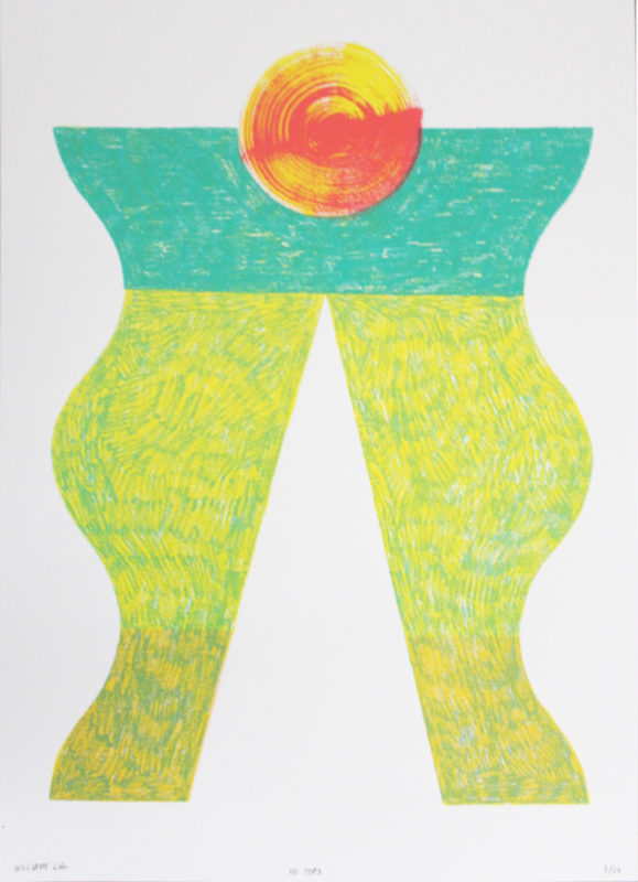 Hi Tops William Luz Print Club London Screen Print