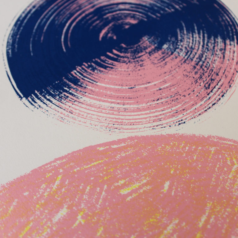 Pink Flamingo William Luz Print Club London Screen Print