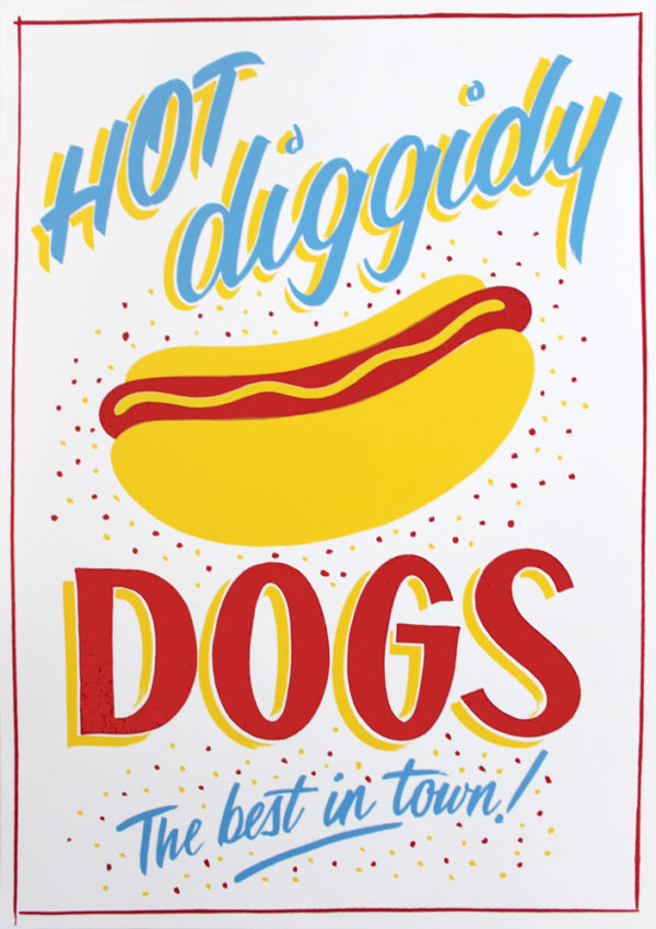 Hot Dog Greater Opacity Print Club London Screen Print
