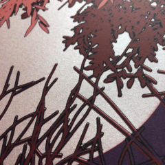 Silver Moon Chris Keegan Print Club London Screen Print