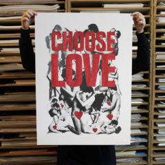 Cassandra Yap Choose Love Print Club London Screen Print