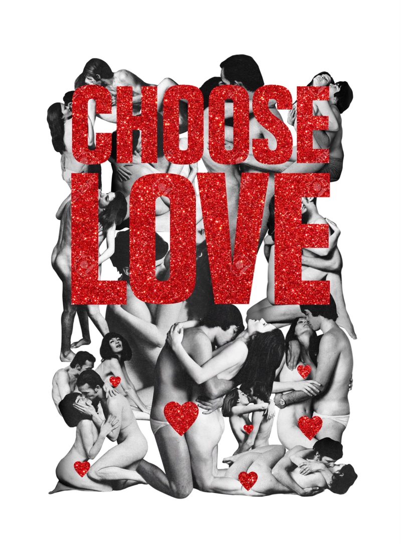 Cassandra Yap Choose Love Print Club London Screen Print