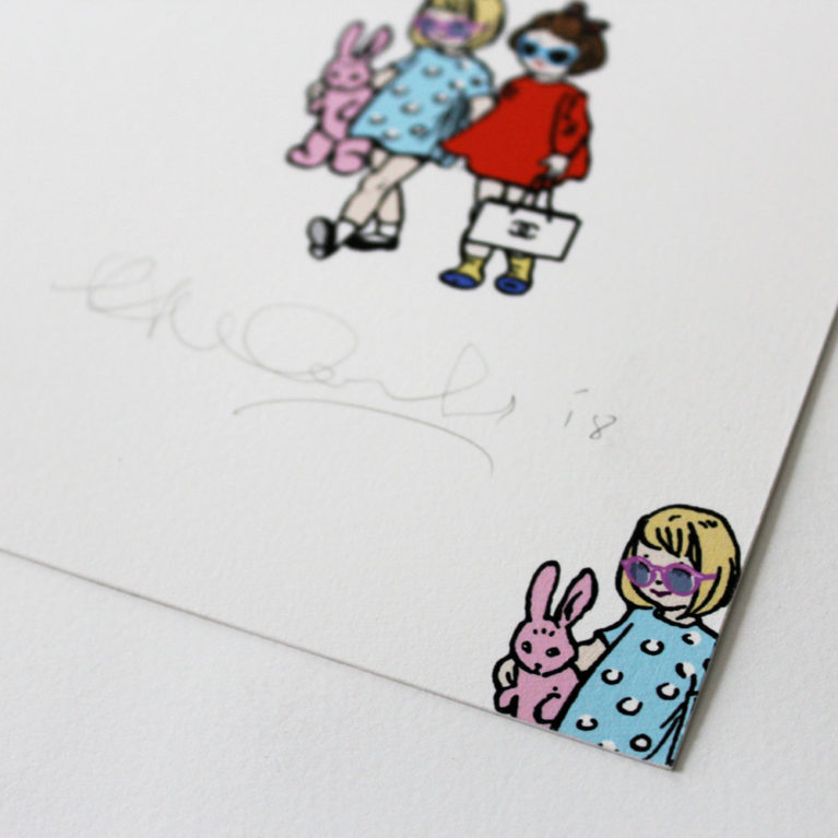 Ceal Warnants Choose Love Babes Print Club London Screen Print