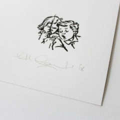 Ceal Warnants Choose Love Smoke Print Club London Screen Print