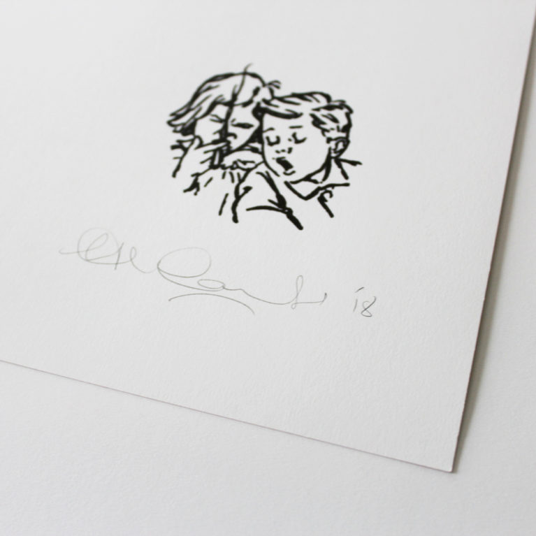 Ceal Warnants Choose Love Smoke Print Club London Screen Print