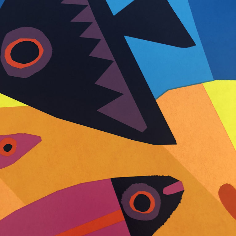 Sea Chris Haughton Screenprint Print Club London