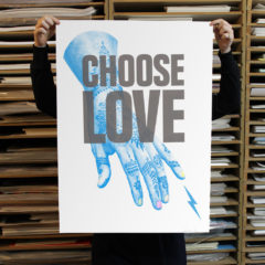 Choose Love Donk Print Club London Help Refugees Screen Print