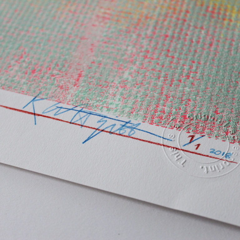 Kate Gibb Choose Love Print Club London Screen Print