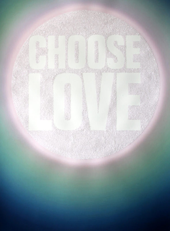 Lauren Baker Choose Love Print Club London Screen Print