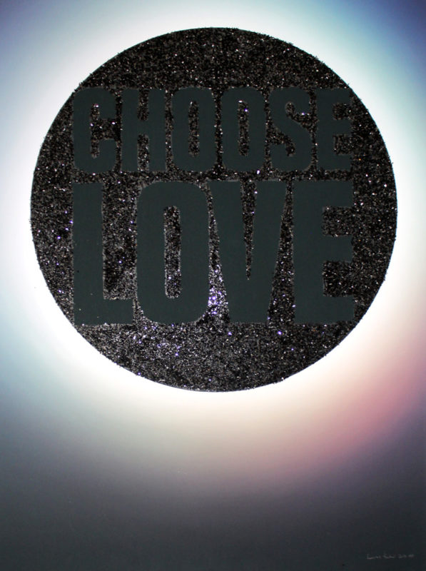 Lauren Baker Choose Love Print Club London Screen Print