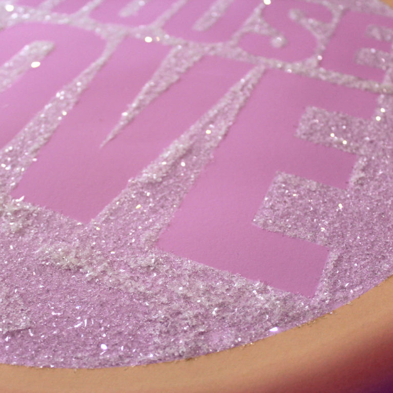 Lauren Baker Choose Love Print Club London Screen Print