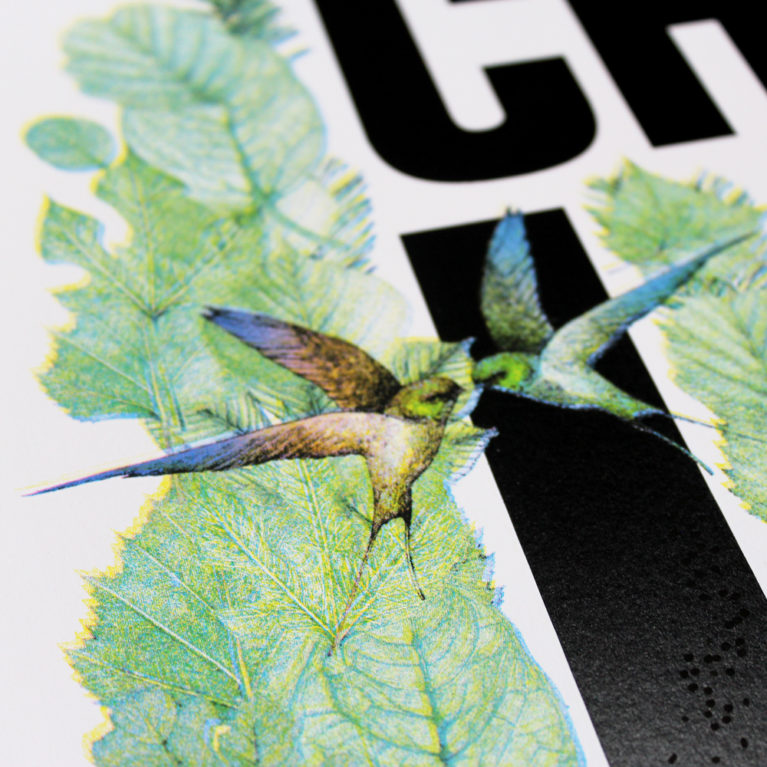 Lucille Clerc Choose Love Print Club London Screen Print