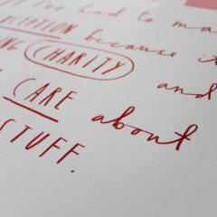 Mr Bingo Choose Love Print Club London Screen Print