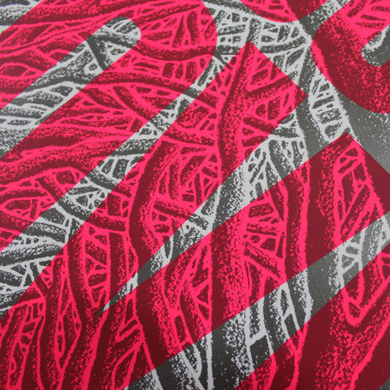 Stanley Donwood Choose Love Print Club London Screen Print