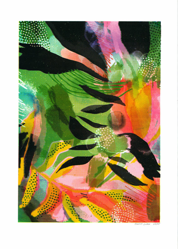 Shrub Salad – Hannah Locker Print Club London Screen Print