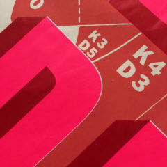 True Love Never Dies Pink And Red Dave Buonaguidi Print Club London Screen Print