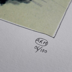 Madiha Beach Andy MacGregor Print Club London Screen Print