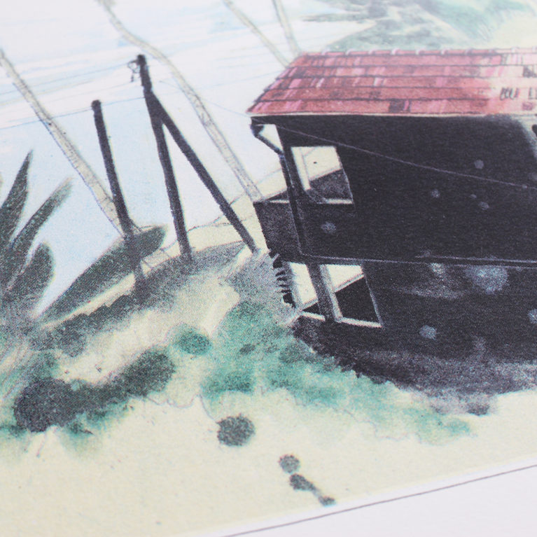 Madiha Beach Andy MacGregor Print Club London Screen Print