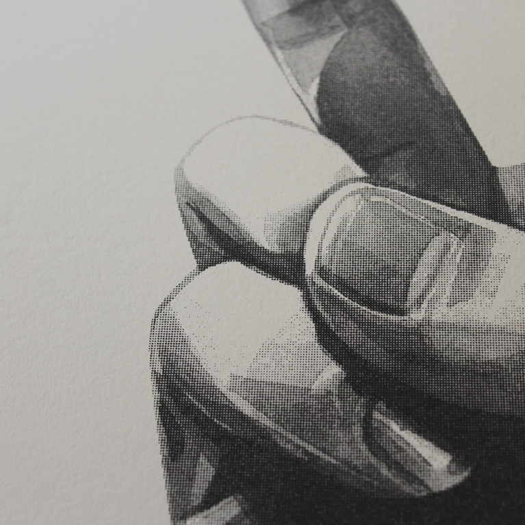 Gestures Hellovon Print Club London Screen Print