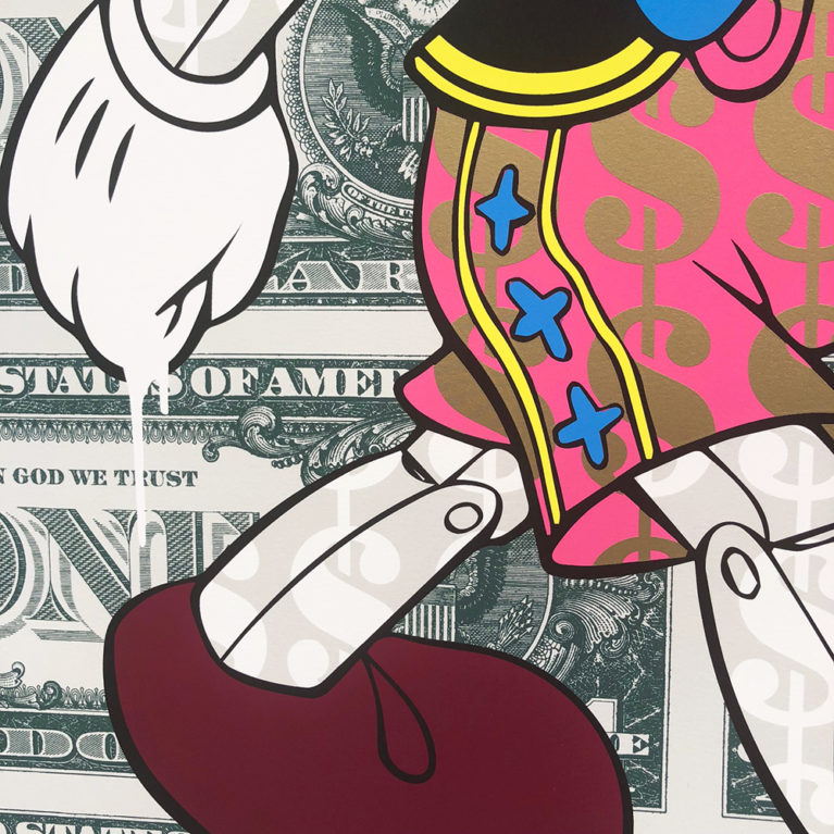 Monster Pinocchio Ben Allen Print Club London Screen Print