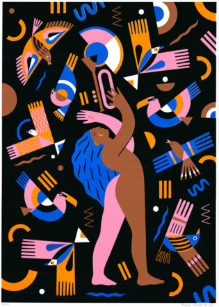 Incantation Margaux Carpentier Print Club London Screen Print