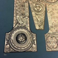 The Illustrated Letter Project X  by 57 Design Print Club London Screen PrintThe Illustrated Letter Project K  by 57 Design Print Club London Screen Print