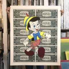 Monster Pinocchio Ben Allen Print Club London Screen Print