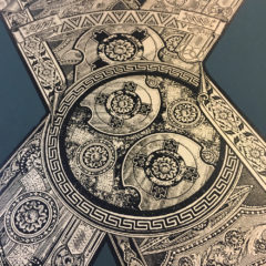 The Illustrated Letter Project X  by 57 Design Print Club London Screen PrintThe Illustrated Letter Project K  by 57 Design Print Club London Screen Print