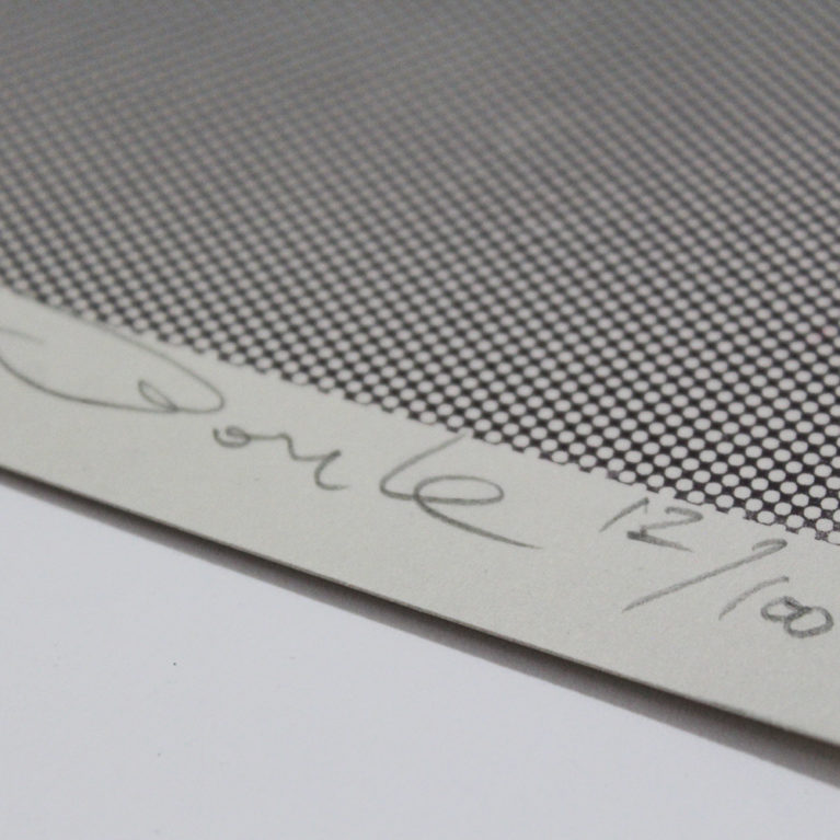 Little Fucking Cloud – Metallic Pink by Donk Print Club London Screen Print