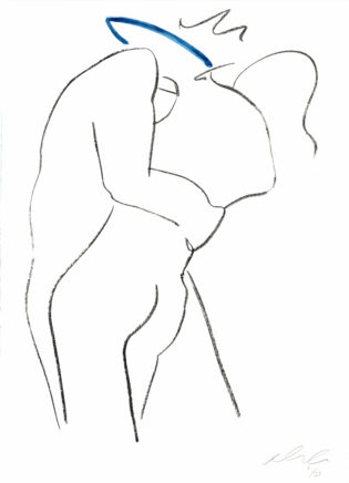 The Lovers I Alexandria Coe Print Club London Screen Print