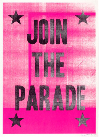 Join The Parade Donk Print Club London Screen Print