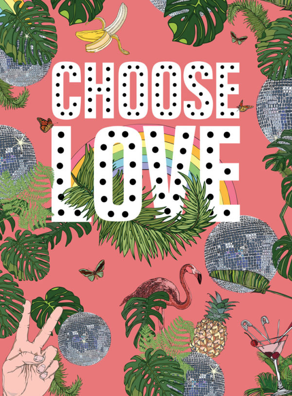 Choose Love Help Refugees Print Club London Screen Print