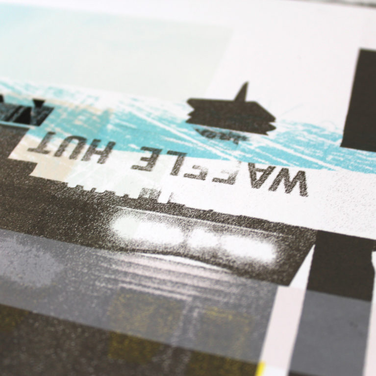 Print Club London Screen Print Blisters 2018 Angus Vasili Fargo