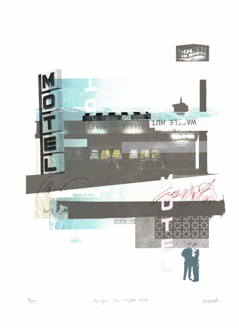 Print Club London Screen Print Blisters 2018 Angus Vasili Fargo