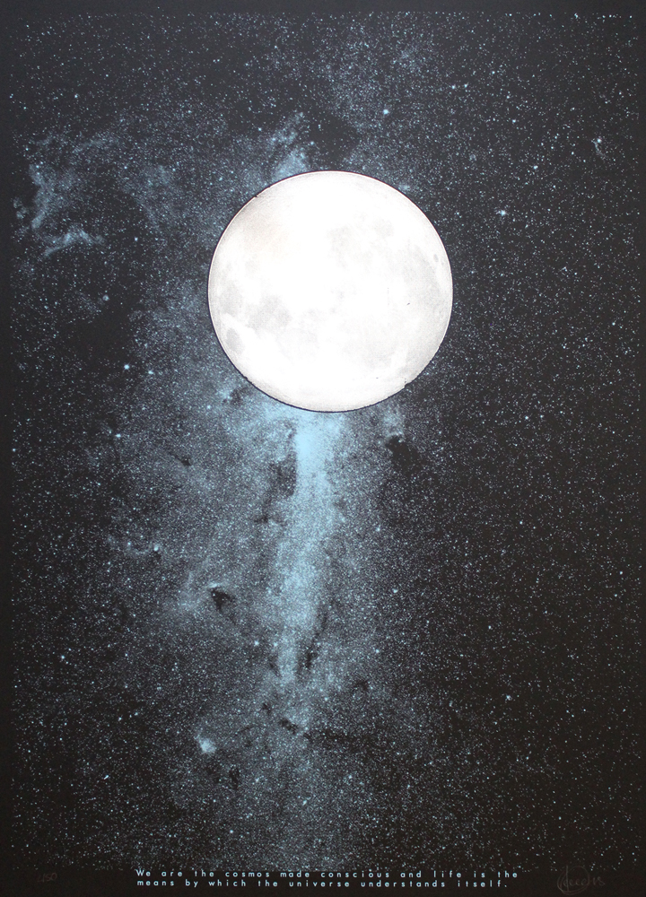 Craig Keenan Wonders of the Universe Print Club London Screen Print