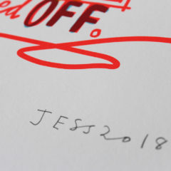 Print Club London Screen Print Blisters Jess Wilson FRIENDS