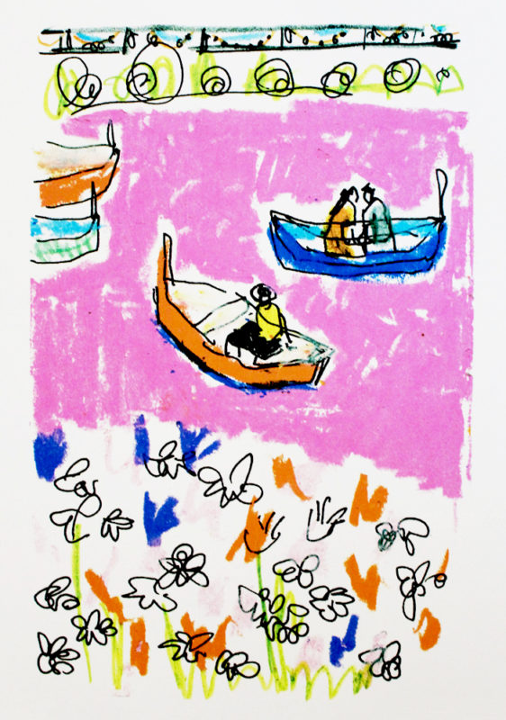 The Pink Pond Isabella Cotier Print Club London Screen Print