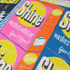 Print Club London Screen Print Blisters Supermarket Sweep Jacqueline Colley