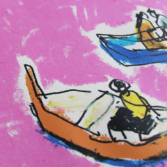 The Pink Pond Isabella Cotier Print Club London Screen Print