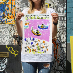 The Pink Pond Isabella Cotier Print Club London Screen Print