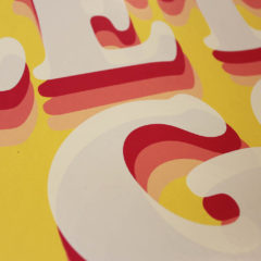 Lets Go Disco Oli Fowler Print Club London Screen Print