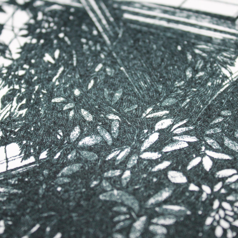 Mini Palm House Lucille Clerc Print Club London Screen Print