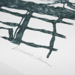 Waterlilies Lucille Clerc Print Club London Screen Print