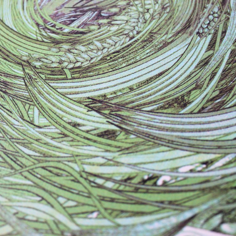 Palm Spiral Lucille Clerc Print Club London Screen Print