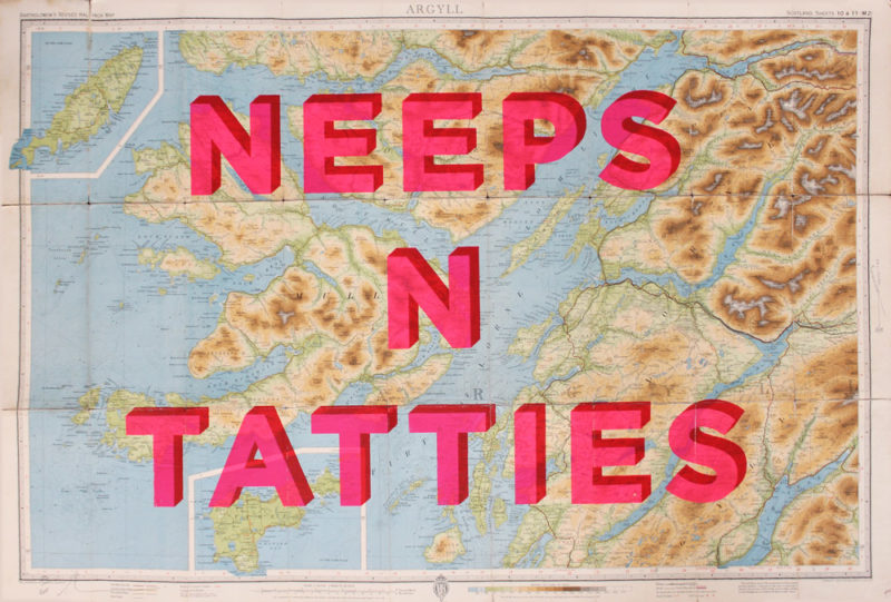 Neeps N Tatties Dave Buonaguidi Print Club London Screen Print