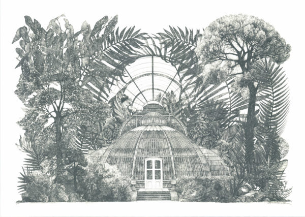 Palm House Panorama Lucille Clerc Print Club London Screen Print