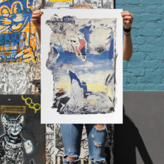 Beach David Shand Print Club London Screen Print