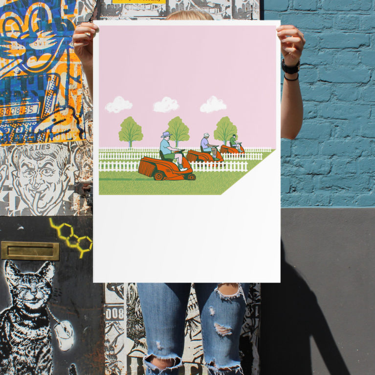 Eerie Indiana Natasha Searston Print Club London Screen Print Blisters