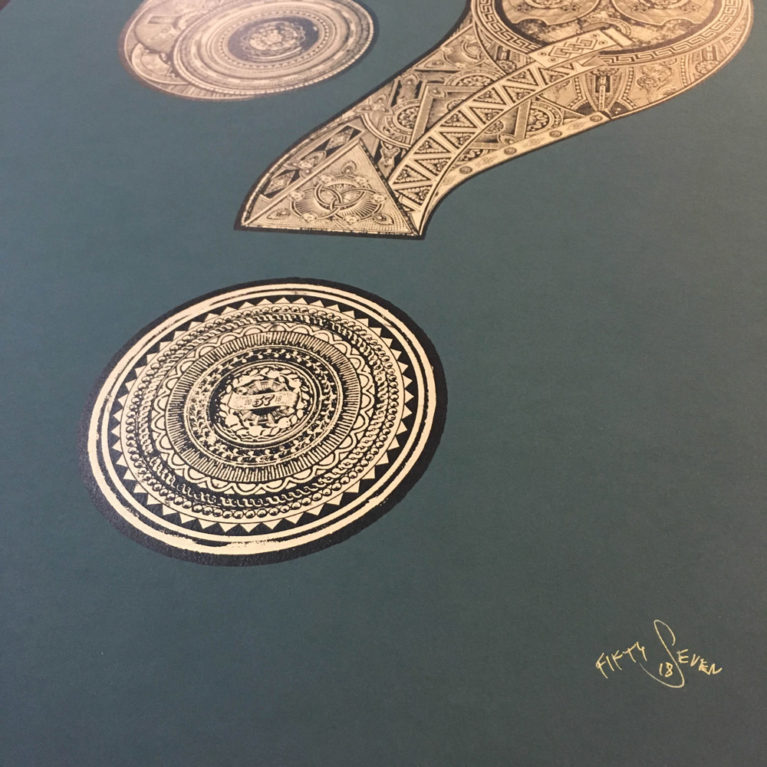 57Design Question Mark Print Club London Screen Print